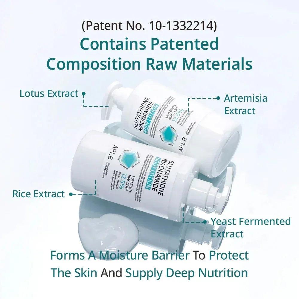 APLB Glutathione Niacinamide Body Lotion Duo - Orion Beauty