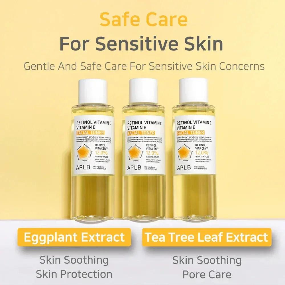 APLB Retinol Vitamin C Vitamin E Facial Toner 160ml - Orion Beauty