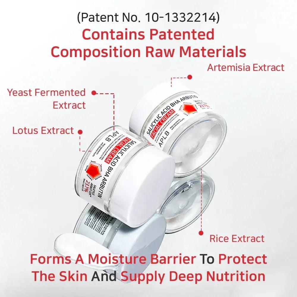 APLB Salicylic Acid BHA Arbutin Facial Cream 55ml - Orion Beauty