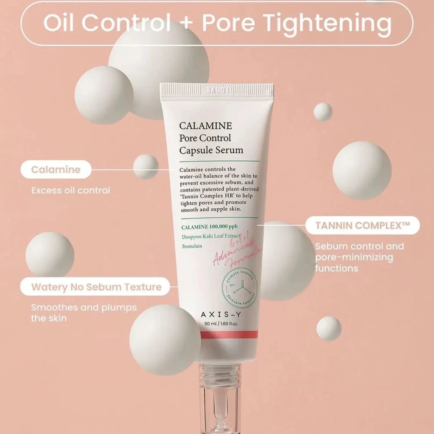 AXIS-Y Calamine Pore Control Capsule Serum 50ml - Orion Beauty