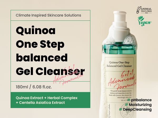 AXIS-Y Quinoa One Step Balanced Gel Cleanser 180ml, at Orion Beauty. AXIS-Y Official Sole Authorized Retailer in Sri Lanka!