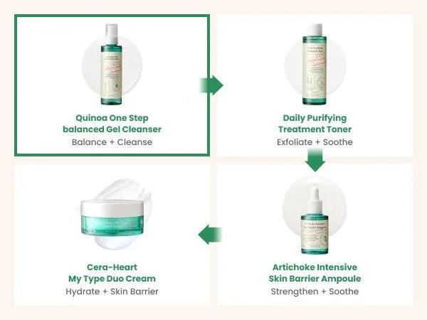 AXIS-Y Quinoa One Step Balanced Gel Cleanser 180ml - Orion Beauty