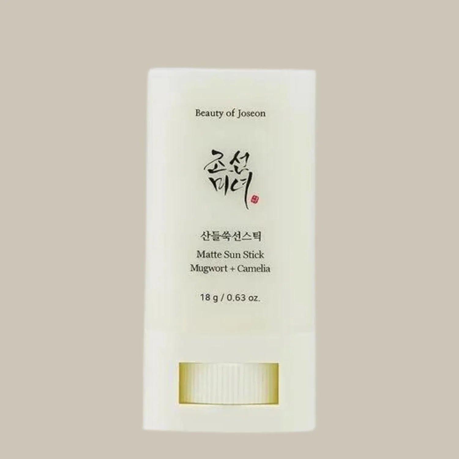 Beauty of Joseon Matte Sun Stick : Mugwort + Camelia (SPF 50+ PA++++) 18g - Orion Beauty