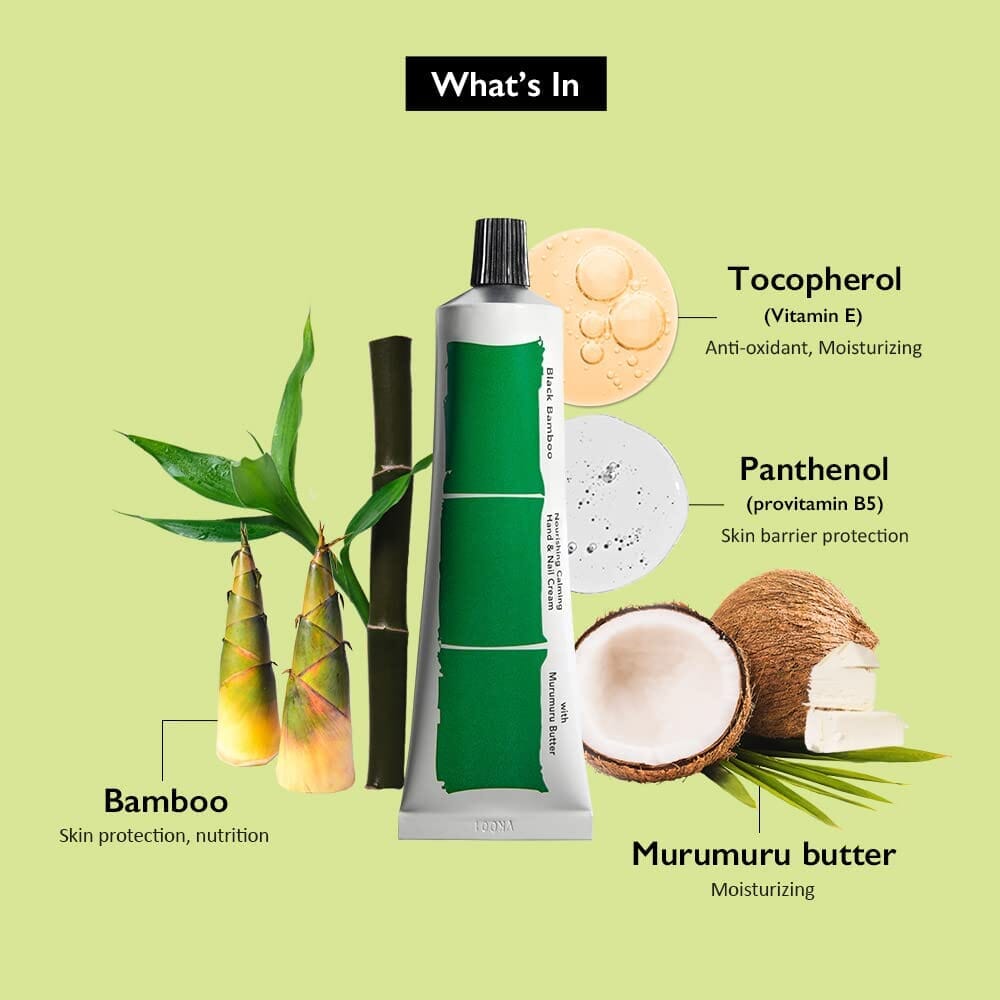Haruharu WONDER Black Bamboo Nourishing Calming Hand & Nail Cream 50ml, at Orion Beauty. Haruharu Wonder Official Sole Authorized Retailer in Sri Lanka!
