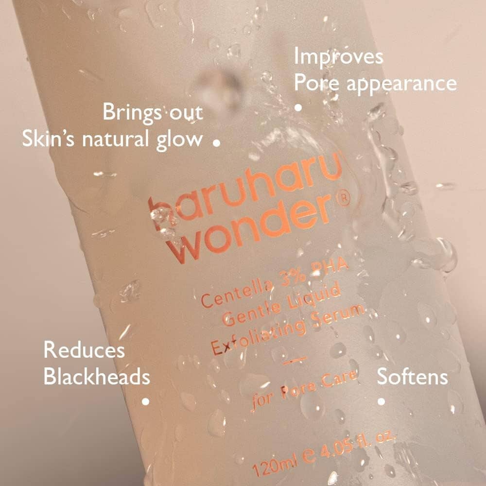 Haruharu WONDER Centella 3% PHA Gentle Liquid Exfoliating Serum 120ml, at Orion Beauty. Haruharu Wonder Official Sole Authorized Retailer in Sri Lanka!