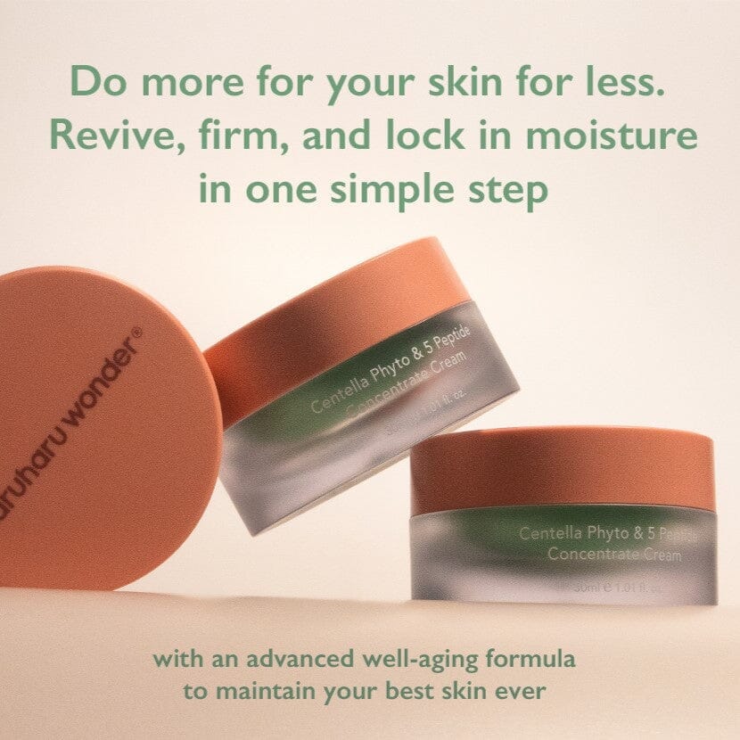Haruharu WONDER Centella Phyto & 5 Peptide Concentrate Cream 30ml, at Orion Beauty. Haruharu Wonder Official Sole Authorized Retailer in Sri Lanka!