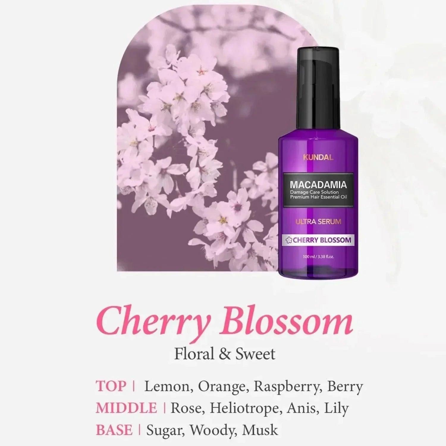 KUNDAL Macadamia Ultra Hair Serum English Rose 100ml - Orion Beauty