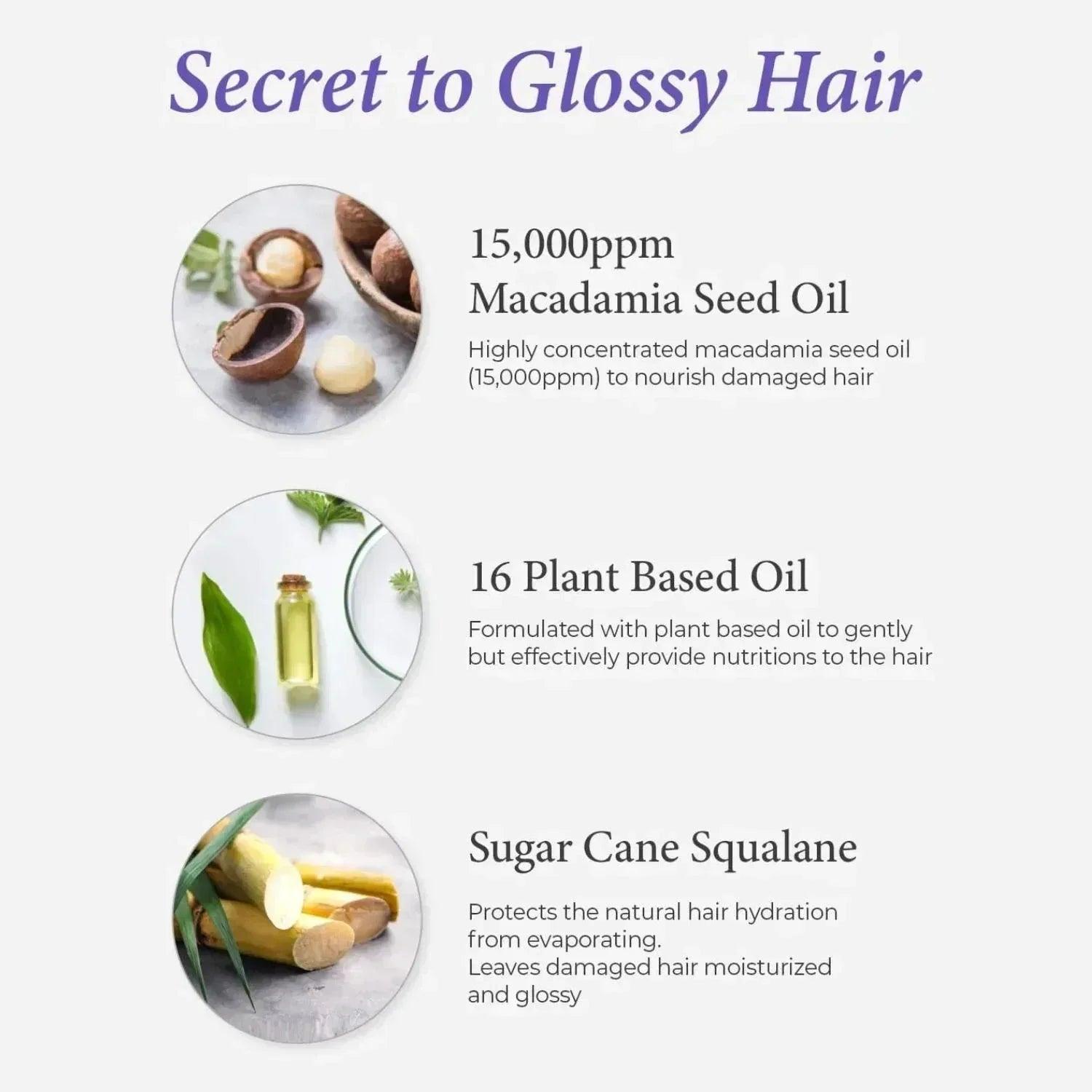 KUNDAL Macadamia Ultra Hair Serum English Rose 100ml - Orion Beauty