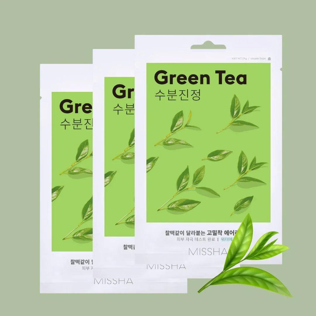 missha-airy-fit-sheet-mask-green-tea-pack-of-3-skin-care-missha-sri-lanka-orion-beauty-missha-official-sole-authorised-reseller-309990 - Orion Beauty