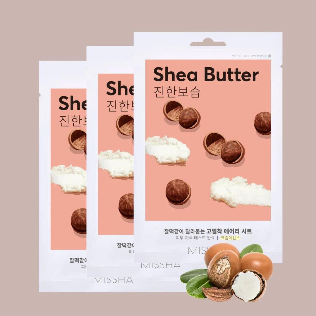 missha-airy-fit-sheet-mask-shea-butter-pack-of-3-skin-care-missha-sri-lanka-orion-beauty-missha-official-sole-authorised-reseller-837585 - Orion Beauty