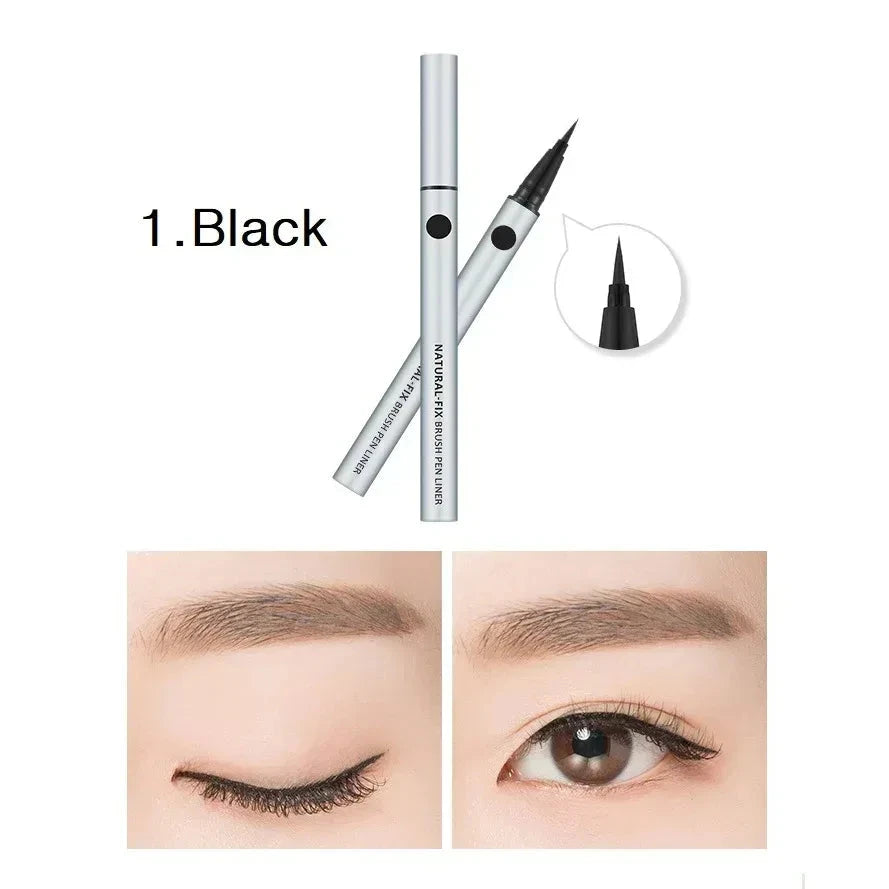 MISSHA Natural Fix Brush Pen Liner Black 0.6g - Orion Beauty