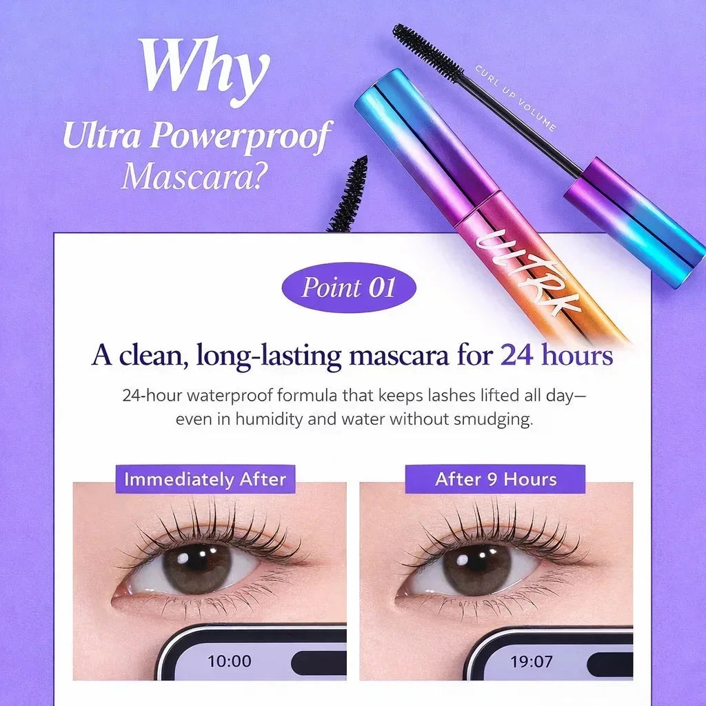 MISSHA Ultra Powerproof Mascara Curling & Volumizing 8g - Orion Beauty