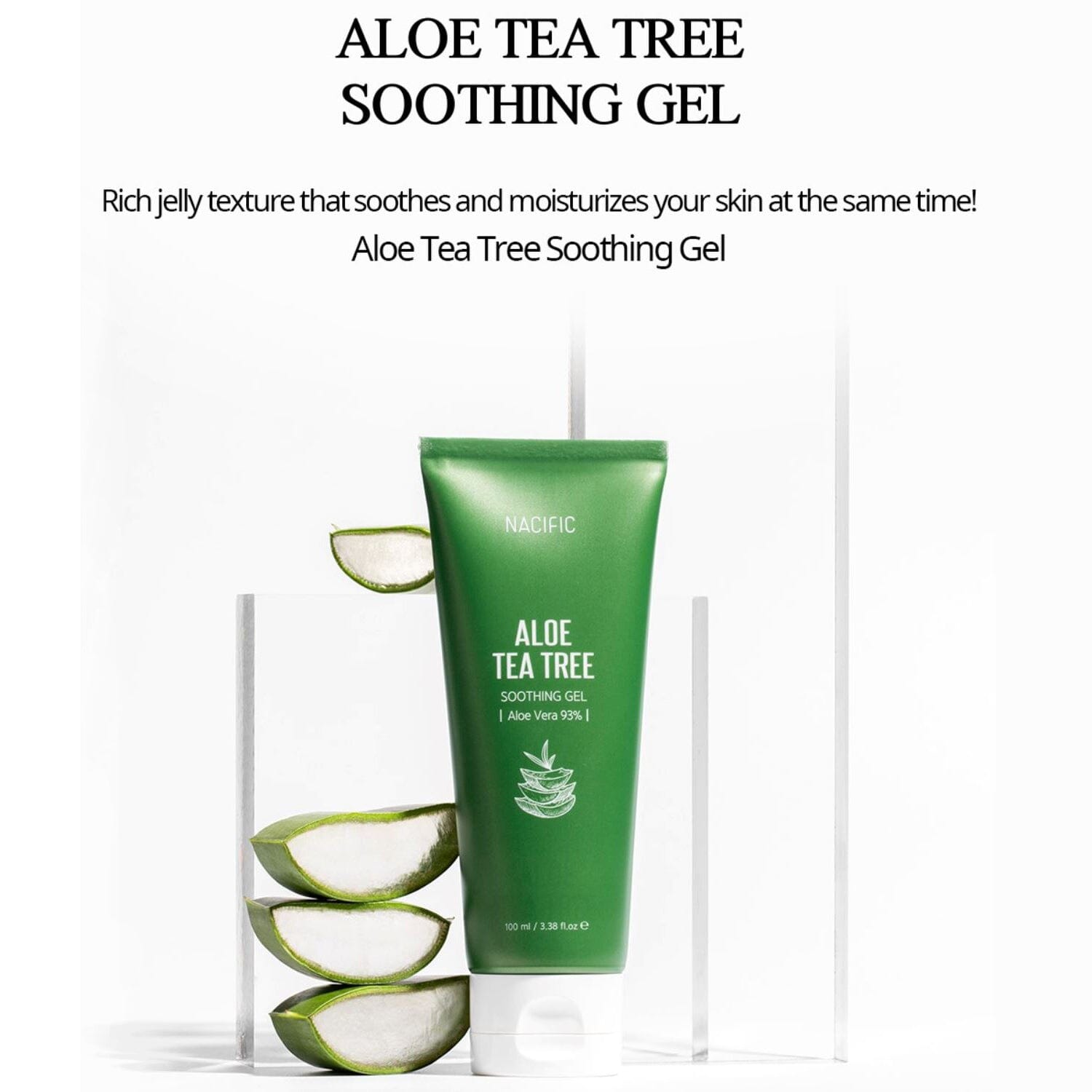 NACIFIC Aloe Tea Tree Soothing Gel 100ml, at Orion Beauty. Nacific Official Sole Authorized Retailer in Sri Lanka!