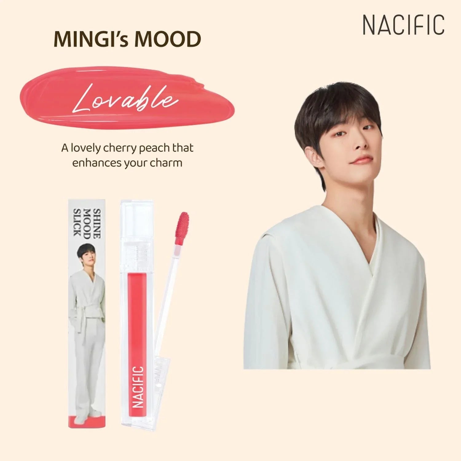 nacific-shine-mood-slick-lip-tint-ateez-collaboration-edition-05-lovable-makeup-nacific-sri-lanka-orion-beauty-nacific-official-sole-authorised-reseller-136460 - Orion Beauty