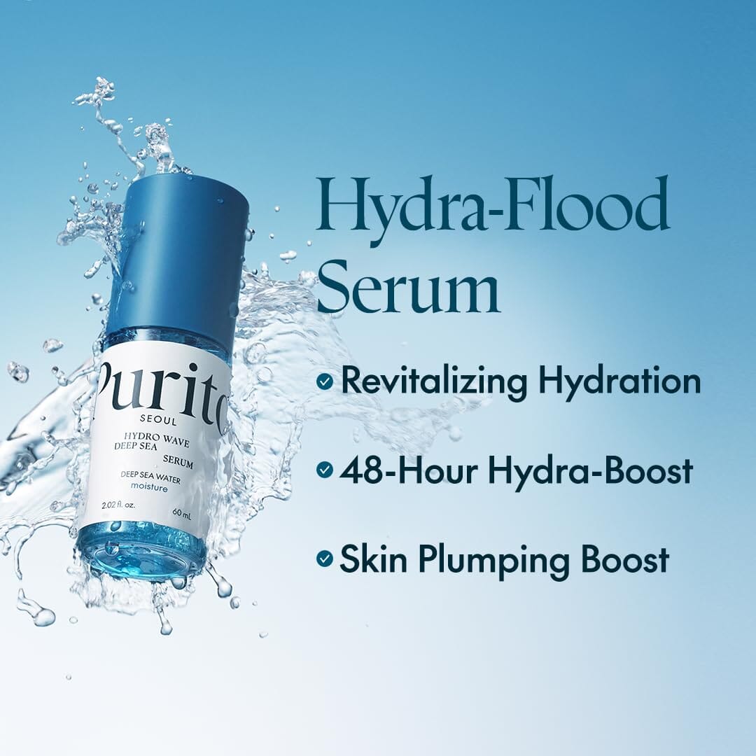 PURITO Hydro Wave Deep Sea Serum 60ml, at Orion Beauty. PURITO Official Sole Authorized Retailer in Sri Lanka!