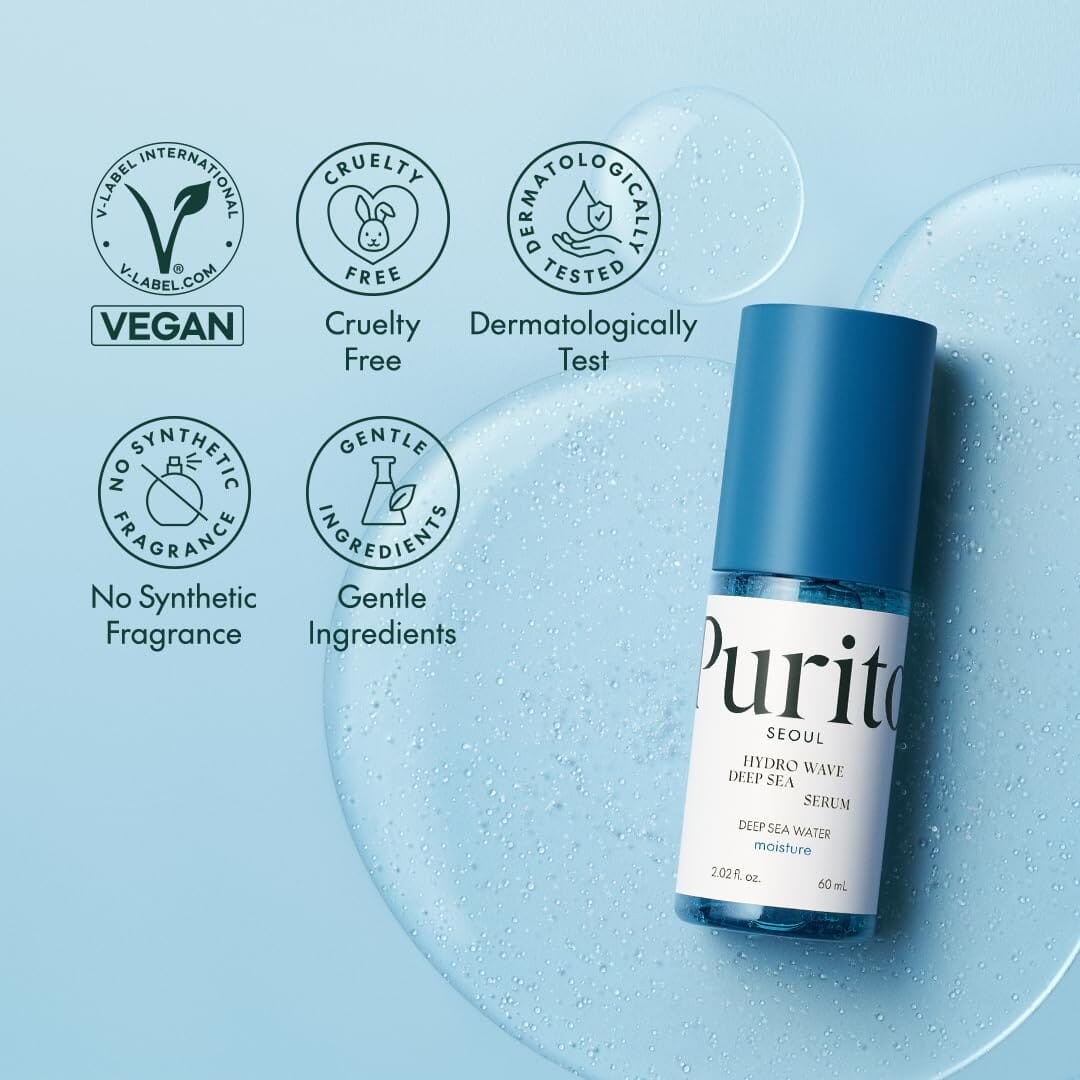 PURITO Hydro Wave Deep Sea Serum 60ml, at Orion Beauty. PURITO Official Sole Authorized Retailer in Sri Lanka!