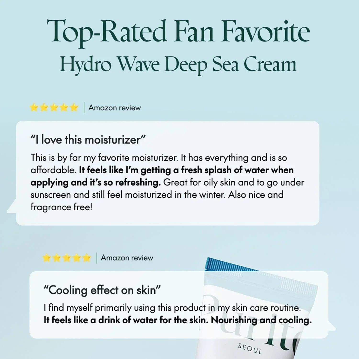 PURITO SEOUL Hydro Wave Deep Sea Cream 50ml - Orion Beauty
