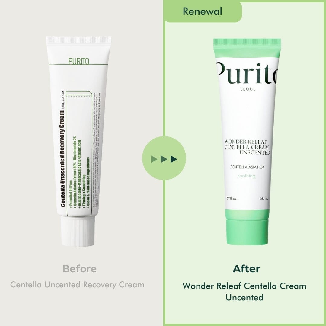 PURITO SEOUL Wonder Releaf Centella Cream Unscented 50ml, at Orion Beauty. PURITO Official Sole Authorized Retailer in Sri Lanka!