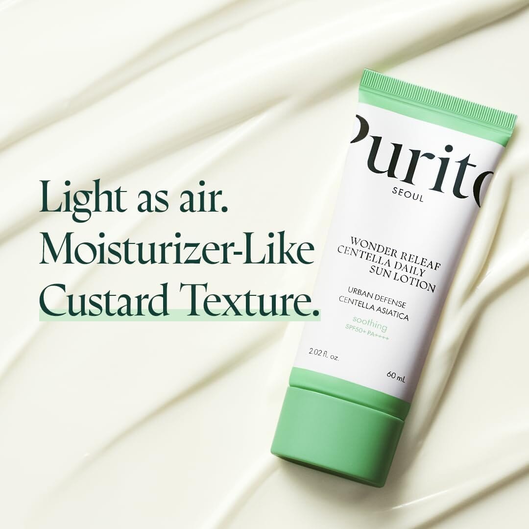 PURITO SEOUL Wonder Releaf Centella Daily Sun Lotion 60ml, at Orion Beauty. PURITO Official Sole Authorized Retailer in Sri Lanka!