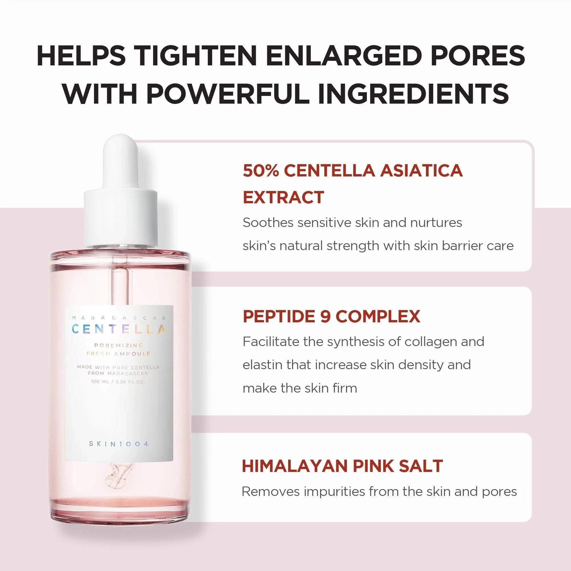 SKIN1004 Madagascar Centella Poremizing Fresh Ampoule 100ml - Orion Beauty