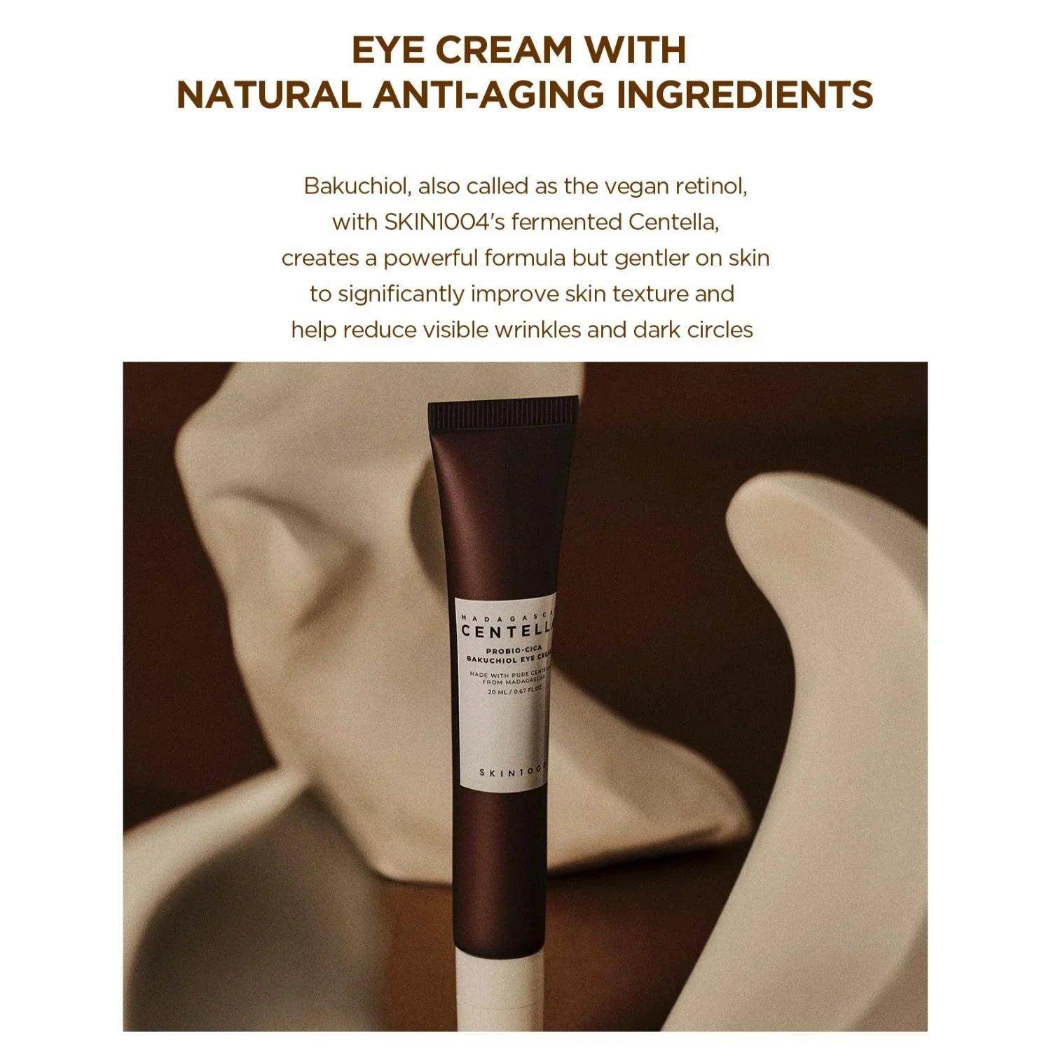 SKIN1004 Madagascar Centella Probio-Cica Bakuchiol Eye Cream 20ml - Orion Beauty