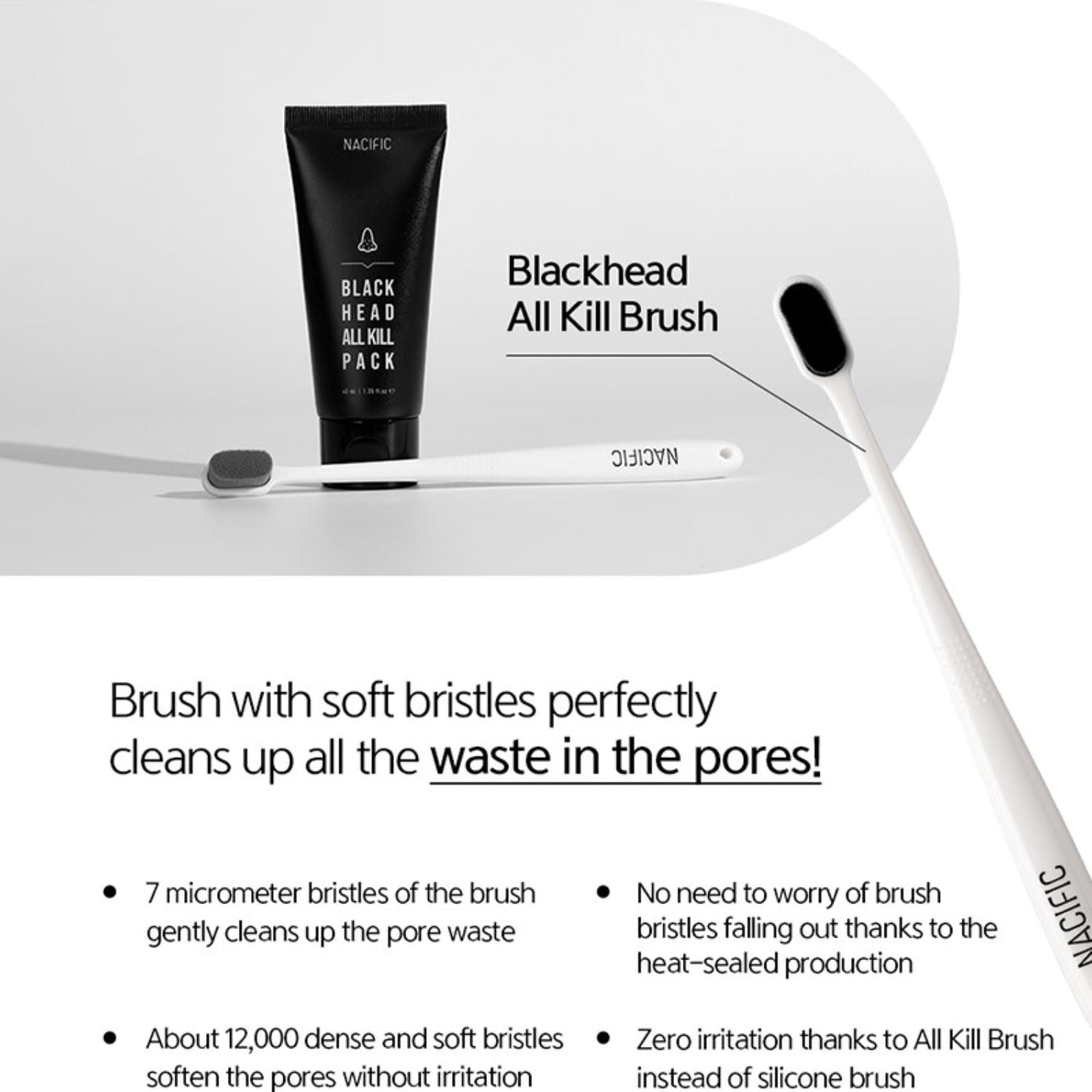 Nacific Blackhead All Kill Pack 40ml, at Orion Beauty. Nacific Official Sole Authorized Retailer in Sri Lanka!