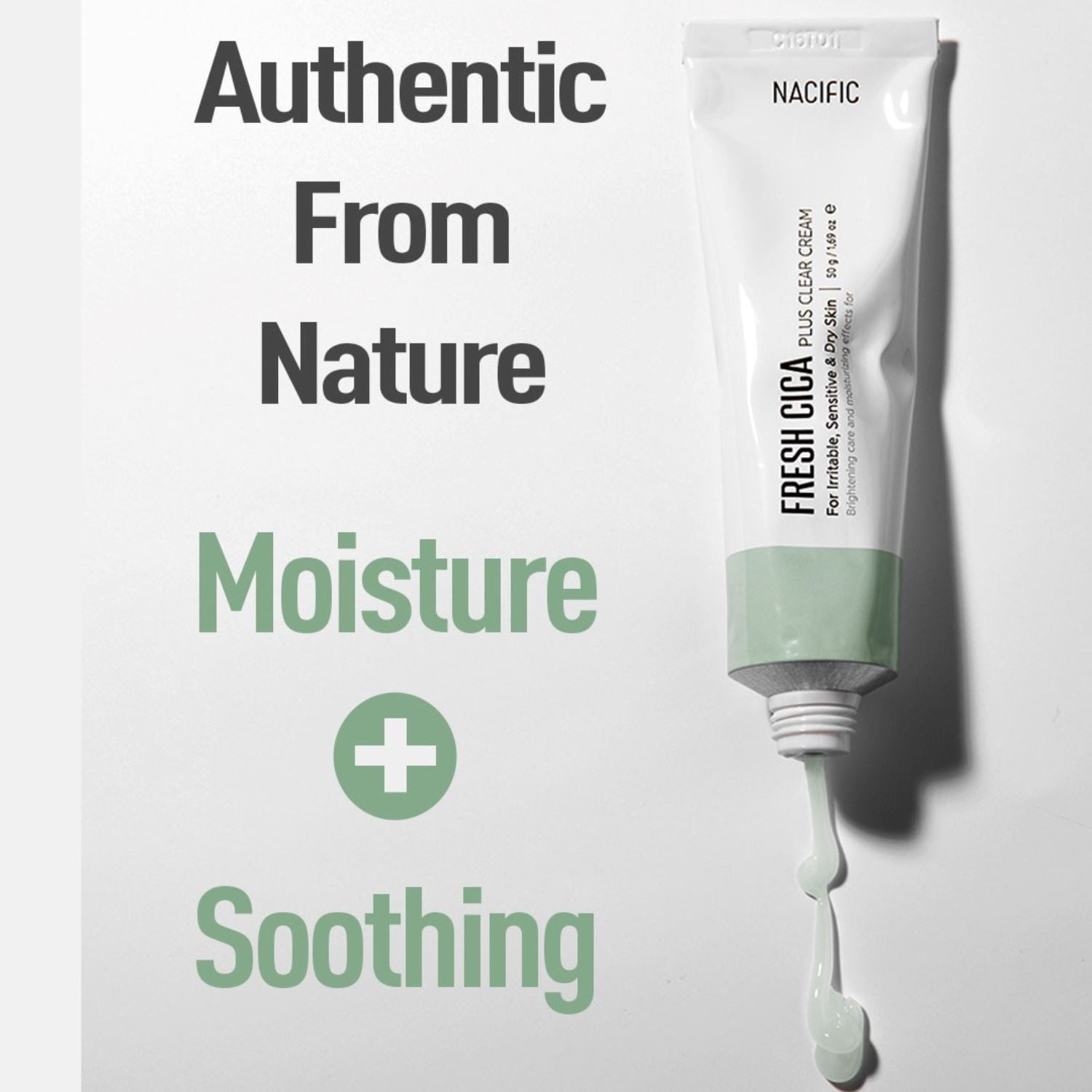 Nacific Fresh Cica Plus Clear Cream 50ml, at Orion Beauty. Nacific Official Sole Authorized Retailer in Sri Lanka!