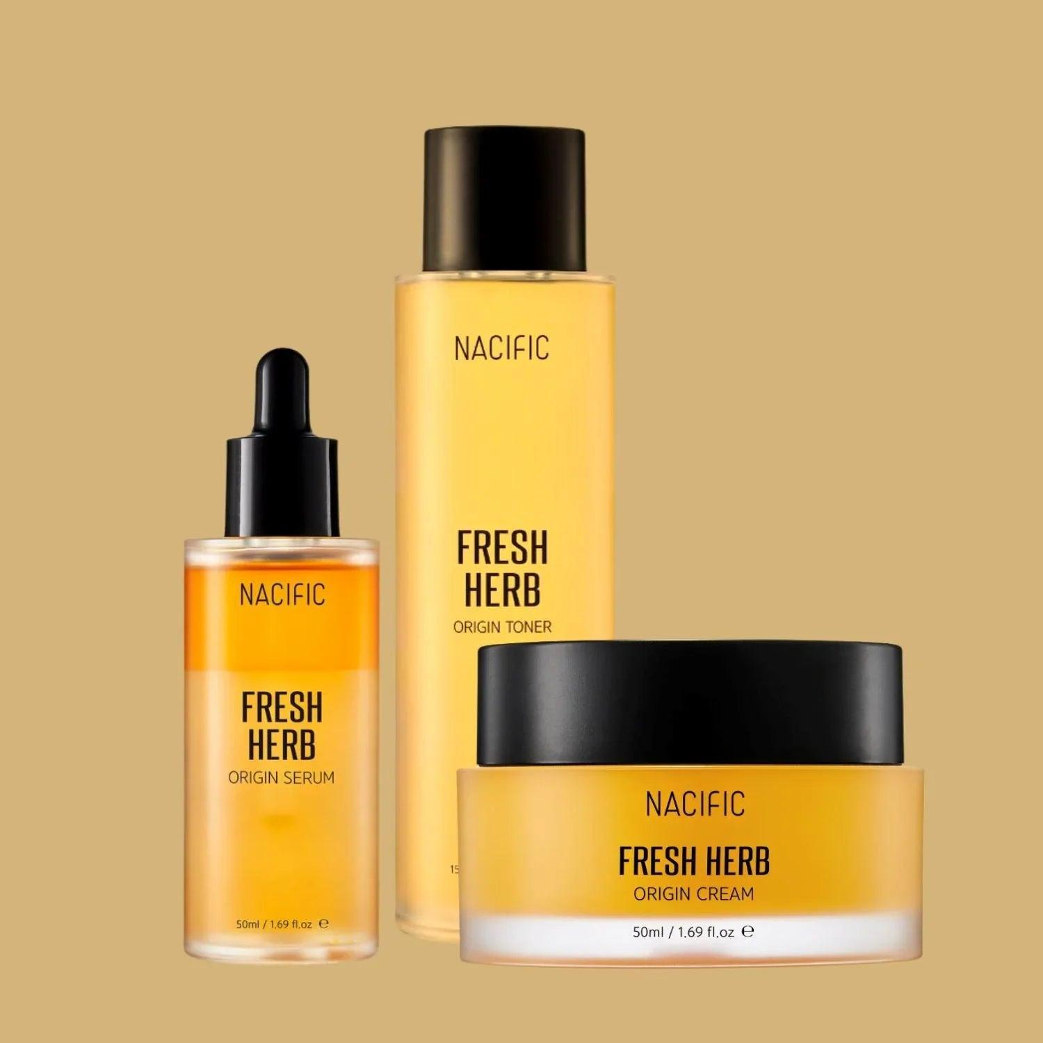 NACIFIC Fresh Herb Origin Brightening & Pore Care Set for Aging Skin - Orion Beauty