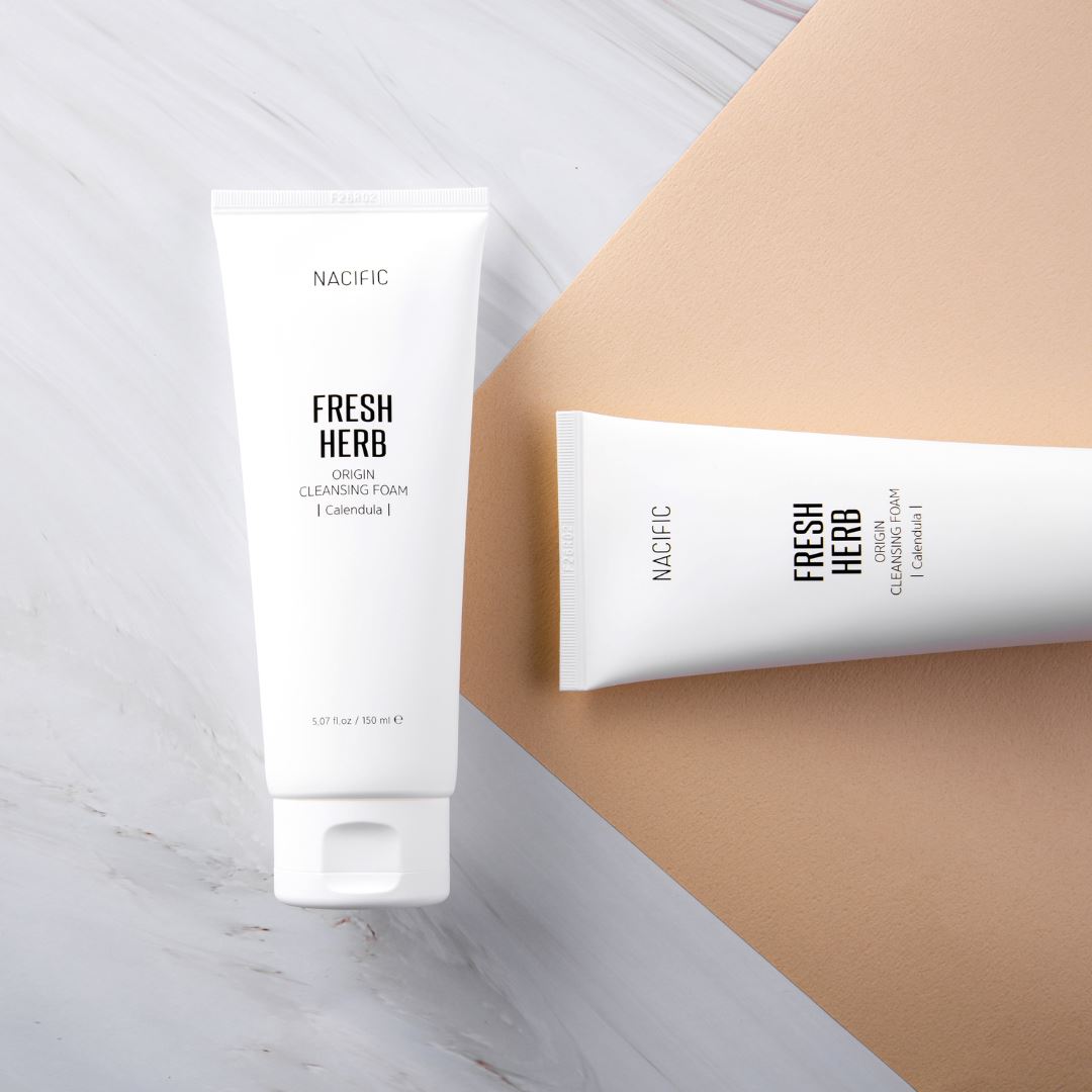 Nacific Fresh Herb Origin Cleansing Foam | Calendula | 150ml, at Orion Beauty. Nacific Official Sole Authorized Retailer in Sri Lanka!