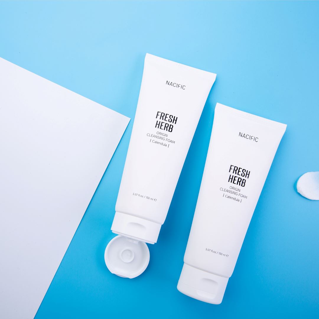 Nacific Fresh Herb Origin Cleansing Foam | Calendula | 150ml, at Orion Beauty. Nacific Official Sole Authorized Retailer in Sri Lanka!