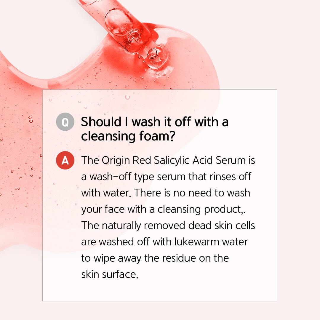 Nacific Origin Red Salicylic Acid Serum 50ml, at Orion Beauty. Nacific Official Sole Authorized Retailer in Sri Lanka!