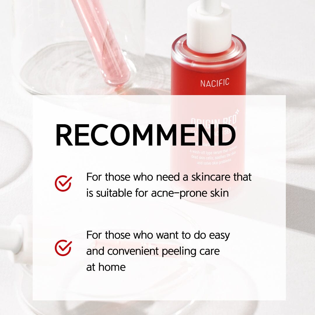 Nacific Origin Red Salicylic Acid Serum 50ml, at Orion Beauty. Nacific Official Sole Authorized Retailer in Sri Lanka!