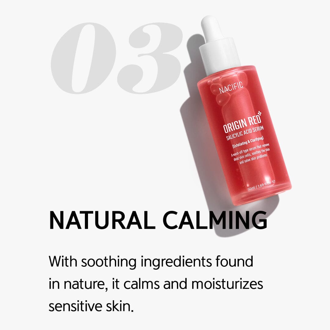 Nacific Origin Red Salicylic Acid Serum 50ml, at Orion Beauty. Nacific Official Sole Authorized Retailer in Sri Lanka!