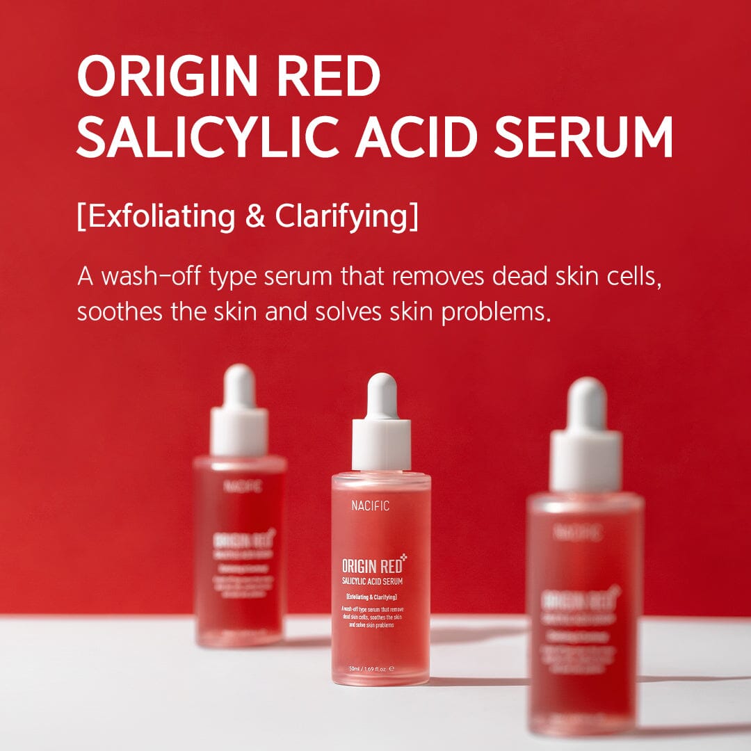 Nacific Origin Red Salicylic Acid Serum 50ml, at Orion Beauty. Nacific Official Sole Authorized Retailer in Sri Lanka!