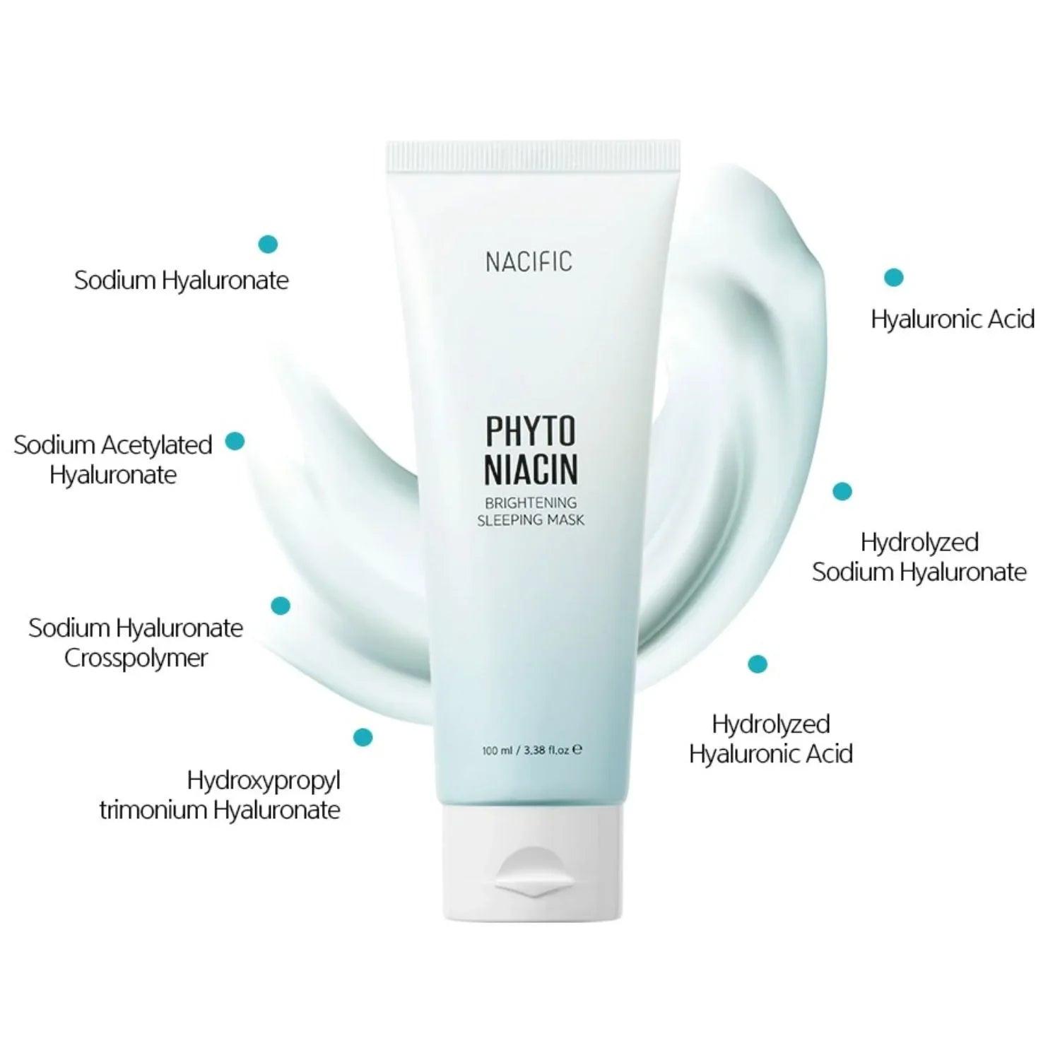 NACIFIC Phyto Niacin Brightening Sleeping Mask 100ml (5% Niacinamide) - Orion Beauty