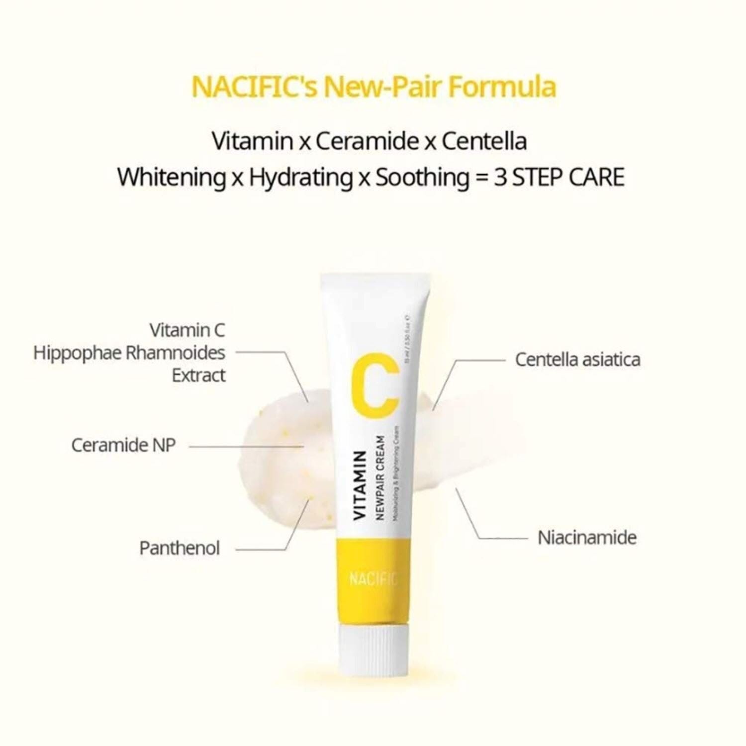 Nacific Vitamin C Newpair Cream 15ml, at Orion Beauty. Nacific Official Sole Authorized Retailer in Sri Lanka!