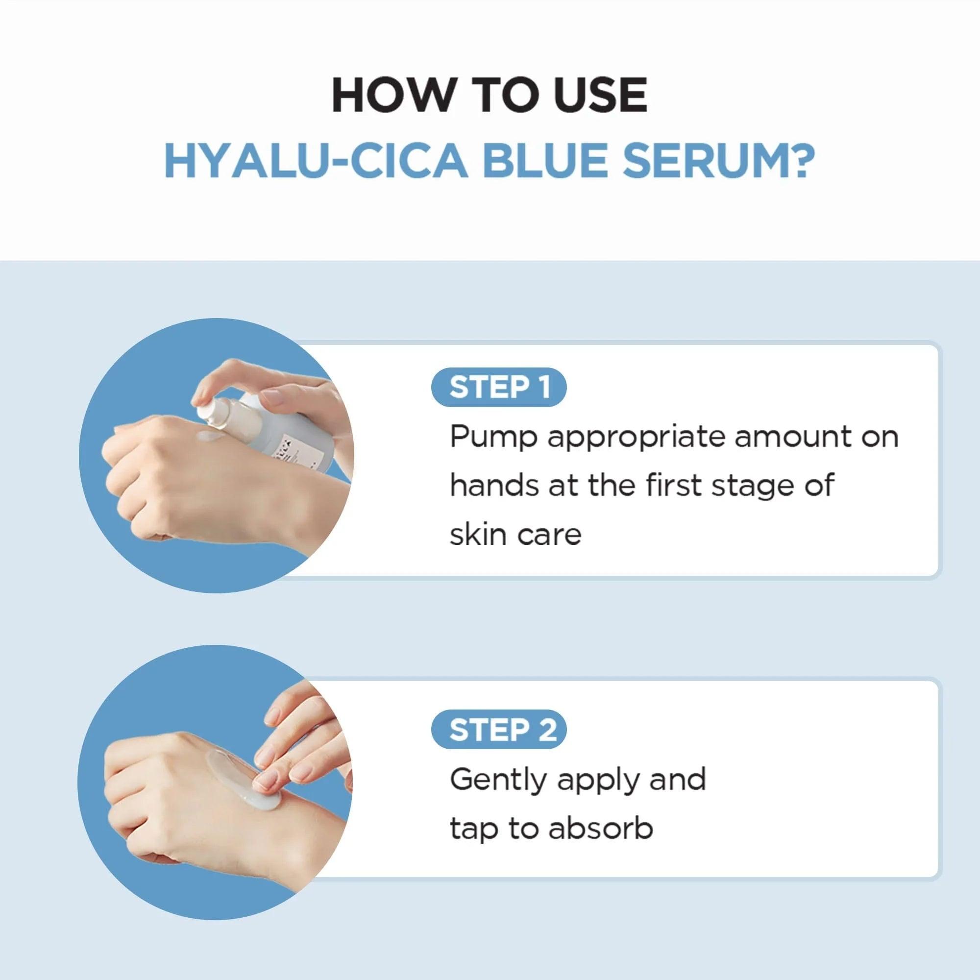 SKIN1004 Madagascar Centella Hyalu-Cica Blue Serum 50ml - Orion Beauty
