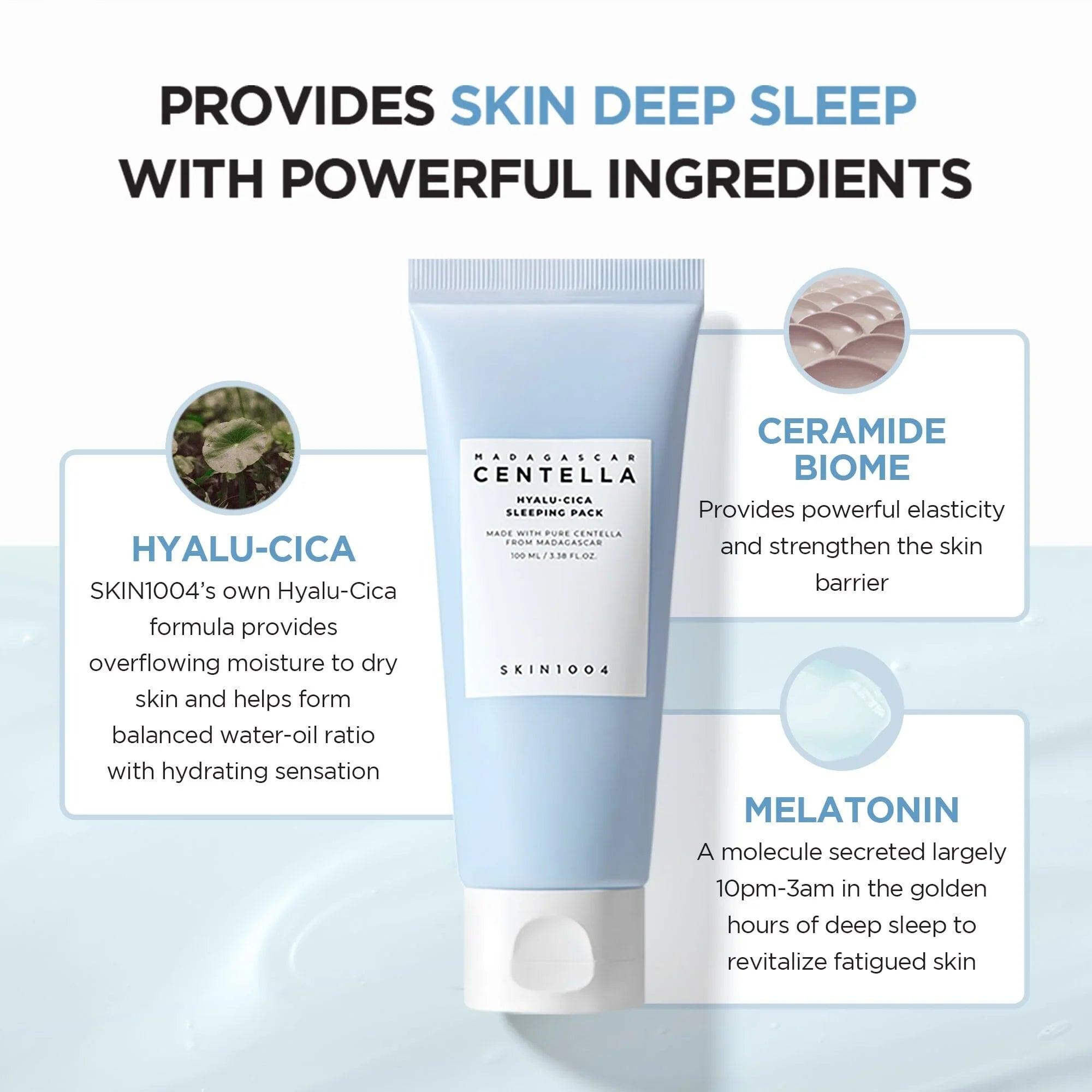 SKIN1004 Madagascar Centella Hyalu-Cica Sleeping Pack 100ml - Orion Beauty