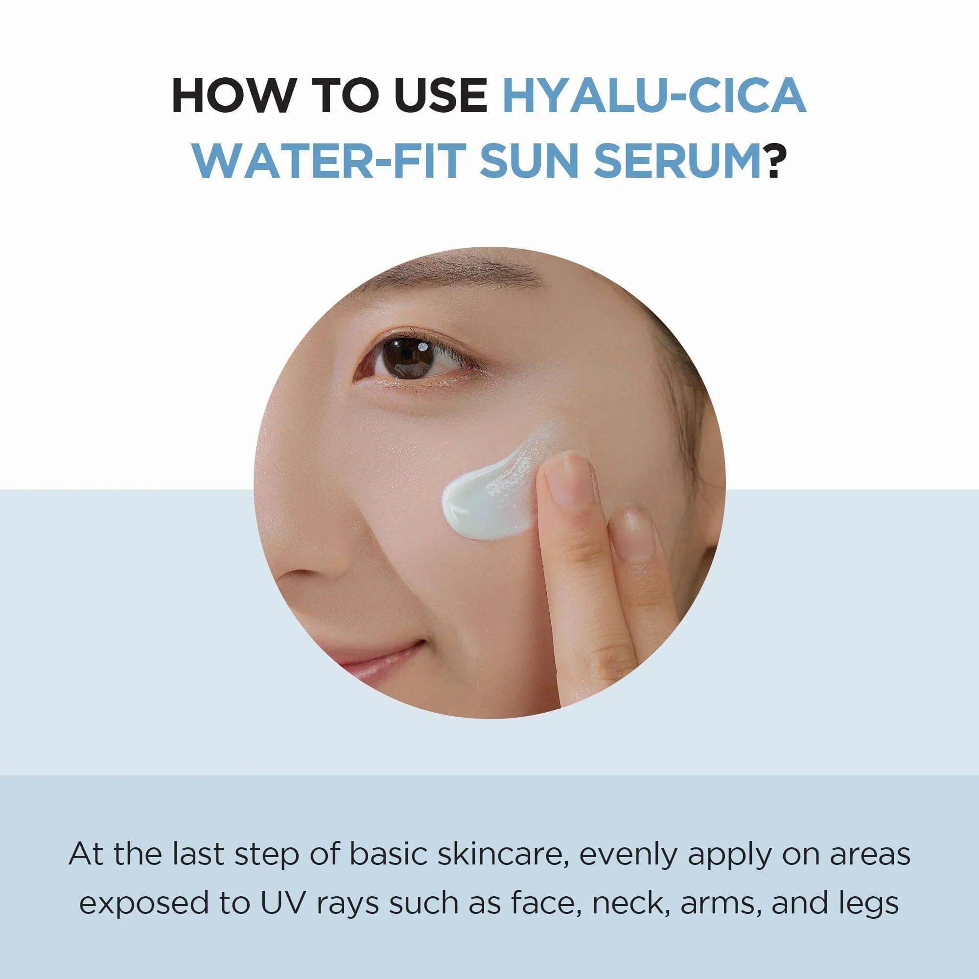SKIN1004 Madagascar Centella Hyalu-Cica Water-fit Sun Serum SPF50+ PA++++ (Mini) 15ml - Orion Beauty