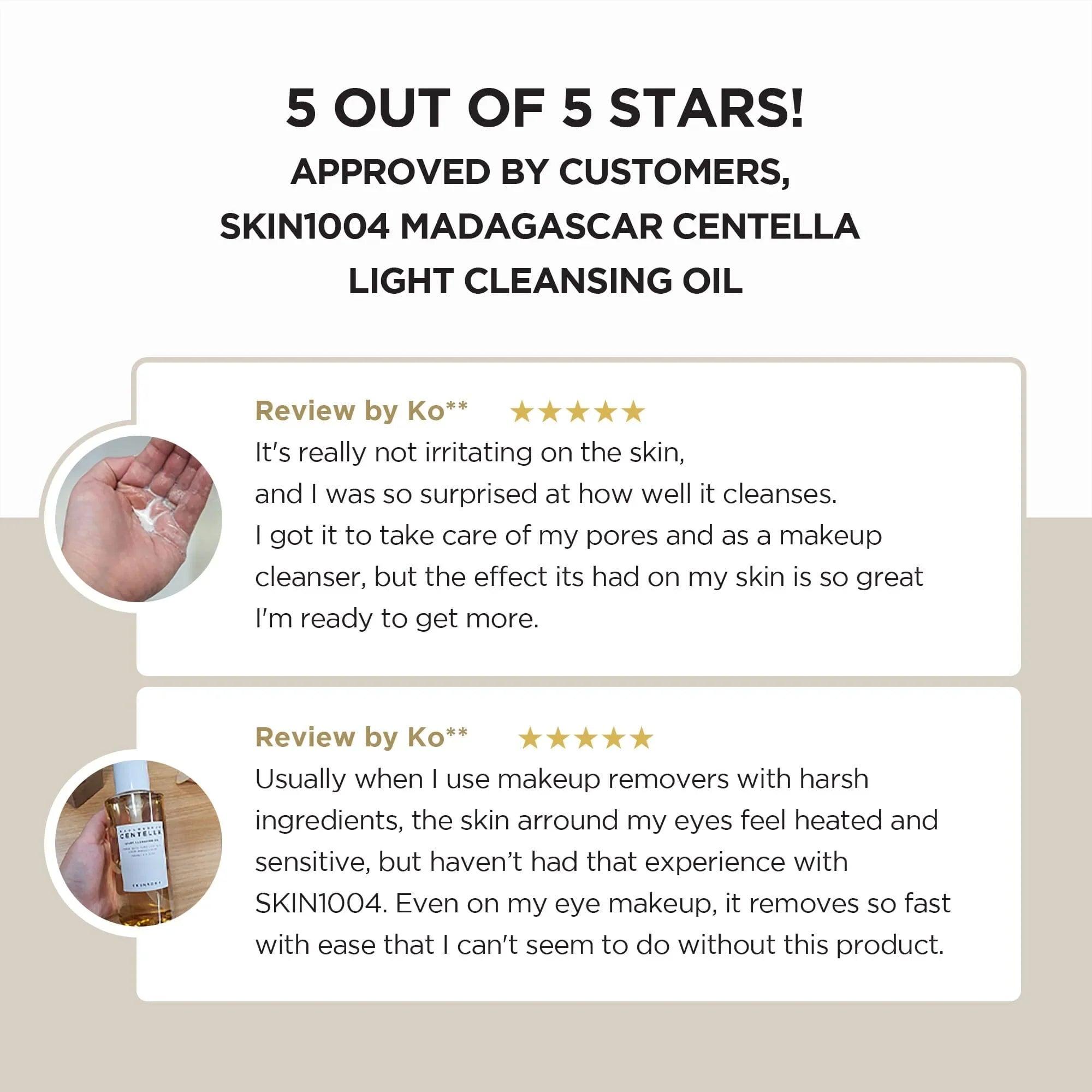 SKIN1004 Madagascar Centella Light Cleansing Oil 200ml - Orion Beauty