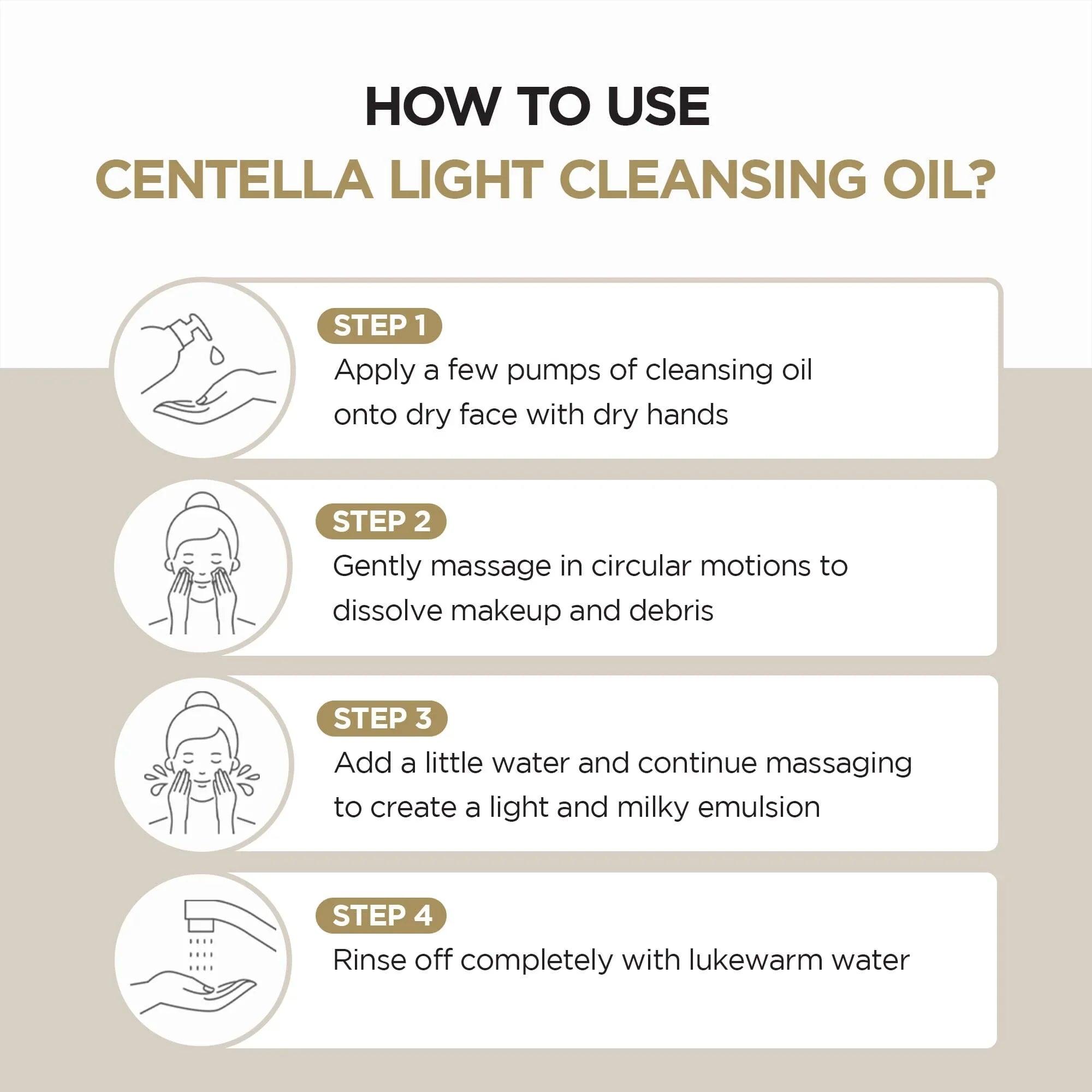 SKIN1004 Madagascar Centella Light Cleansing Oil 200ml - Orion Beauty