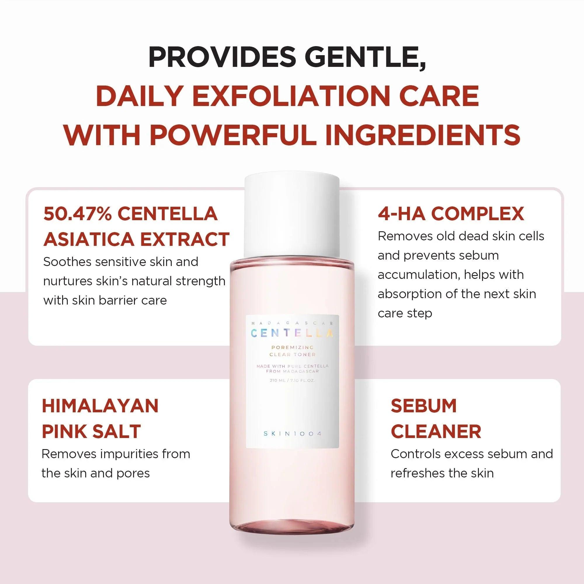 SKIN1004 Madagascar Centella Poremizing Clear Toner 210ml - Orion Beauty
