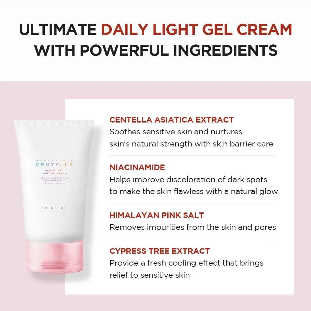 SKIN1004 Madagascar Centella Poremizing Light Gel Cream 75ml - Orion Beauty