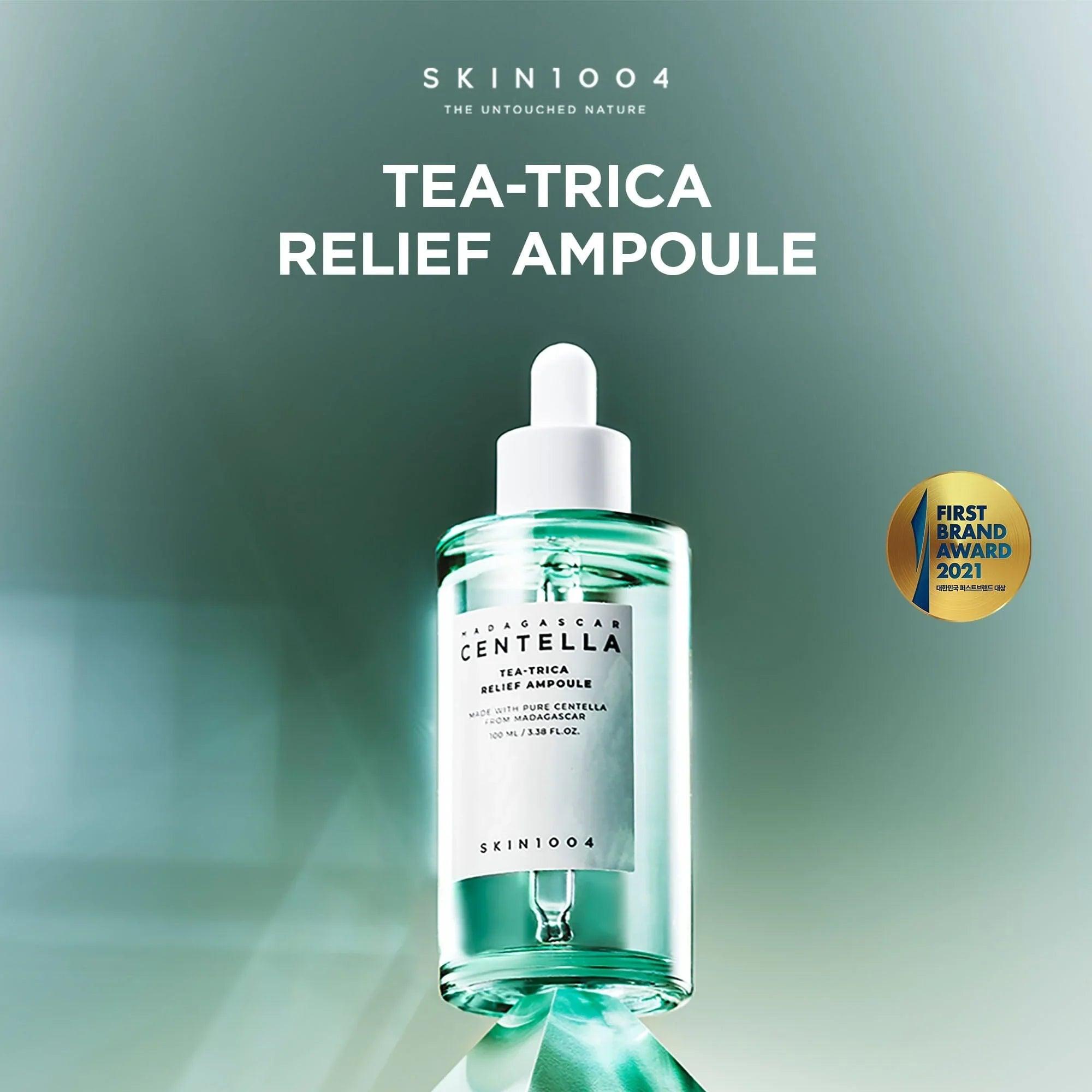 SKIN1004 Madagascar Centella Tea-Trica Relief Ampoule 100ml - Orion Beauty