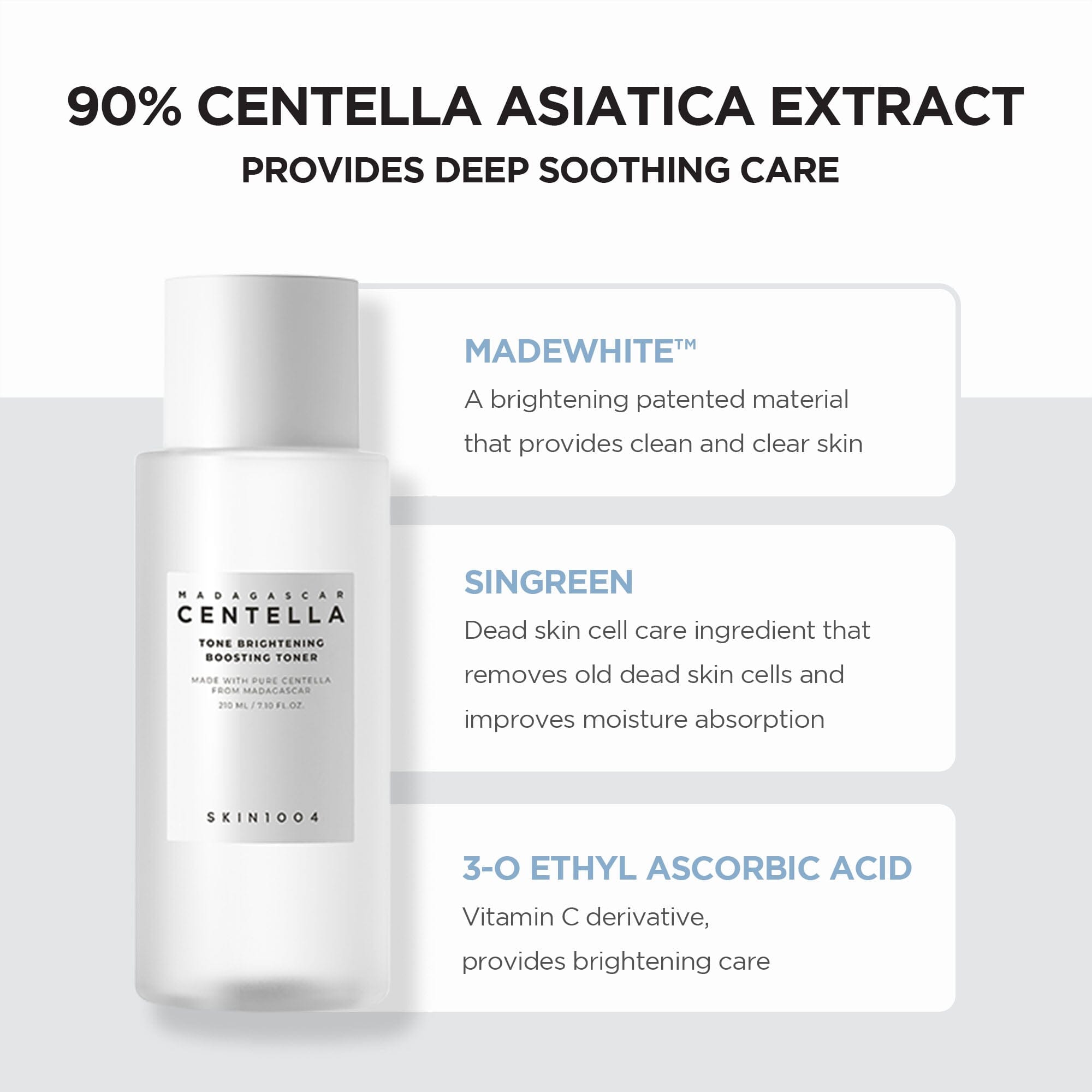 SKIN1004 Madagascar Centella Tone Brightening Boosting Toner 210ml, at Orion Beauty. SKIN1004 Official Sole Authorized Retailer in Sri Lanka!