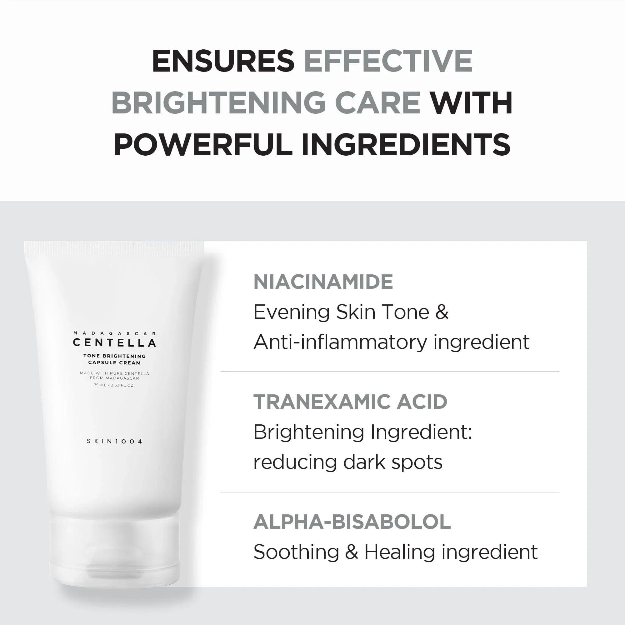 SKIN1004 Madagascar Centella Tone Brightening Capsule Cream 75ml - Orion Beauty