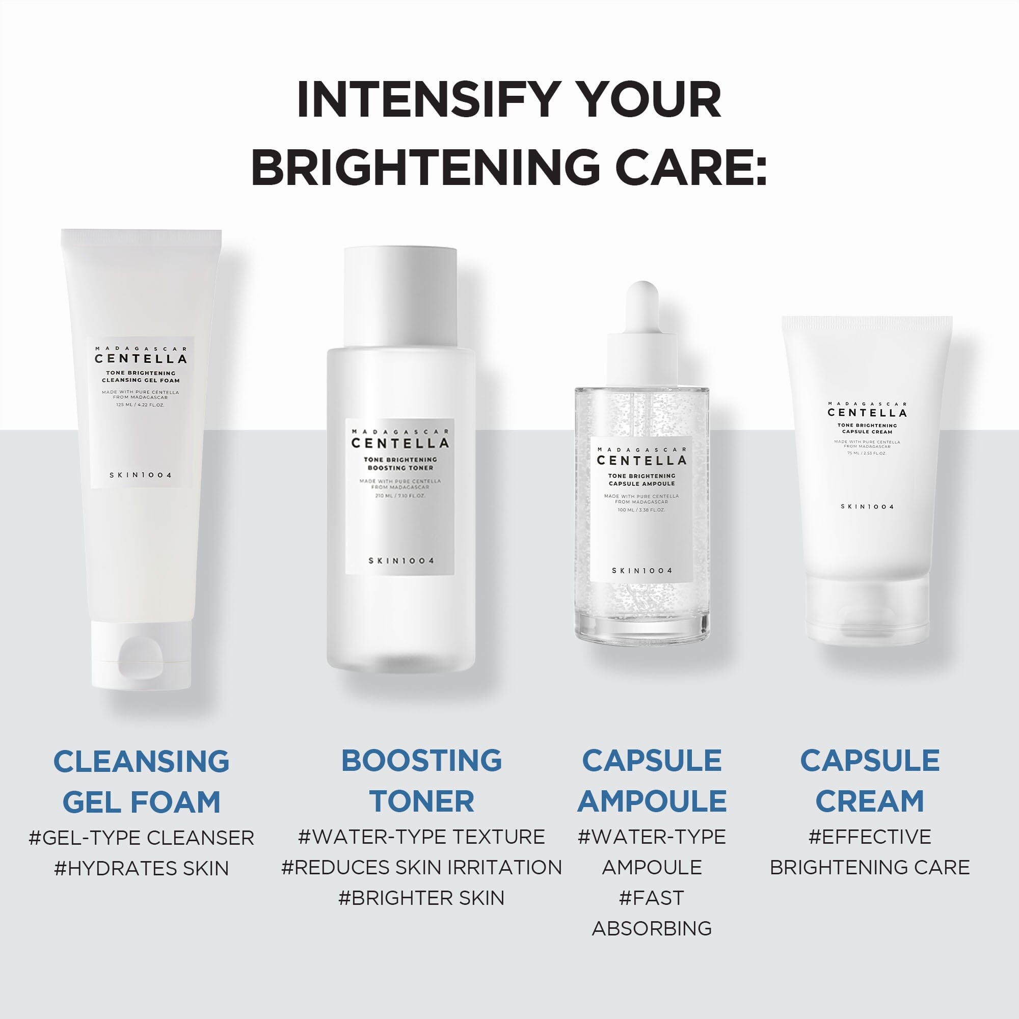 SKIN1004 Madagascar Centella Tone Brightening Capsule Cream 75ml, at Orion Beauty. SKIN1004 Official Sole Authorized Retailer in Sri Lanka!