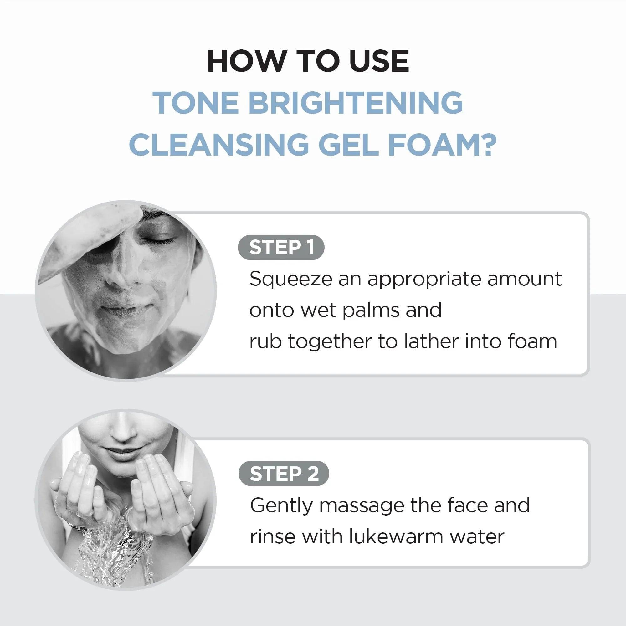 SKIN1004 Madagascar Centella Tone Brightening Cleansing Gel Foam 125ml - Orion Beauty