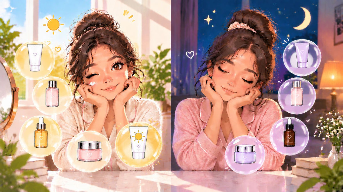 Morning vs Night Skincare Routine: What Actually Changes