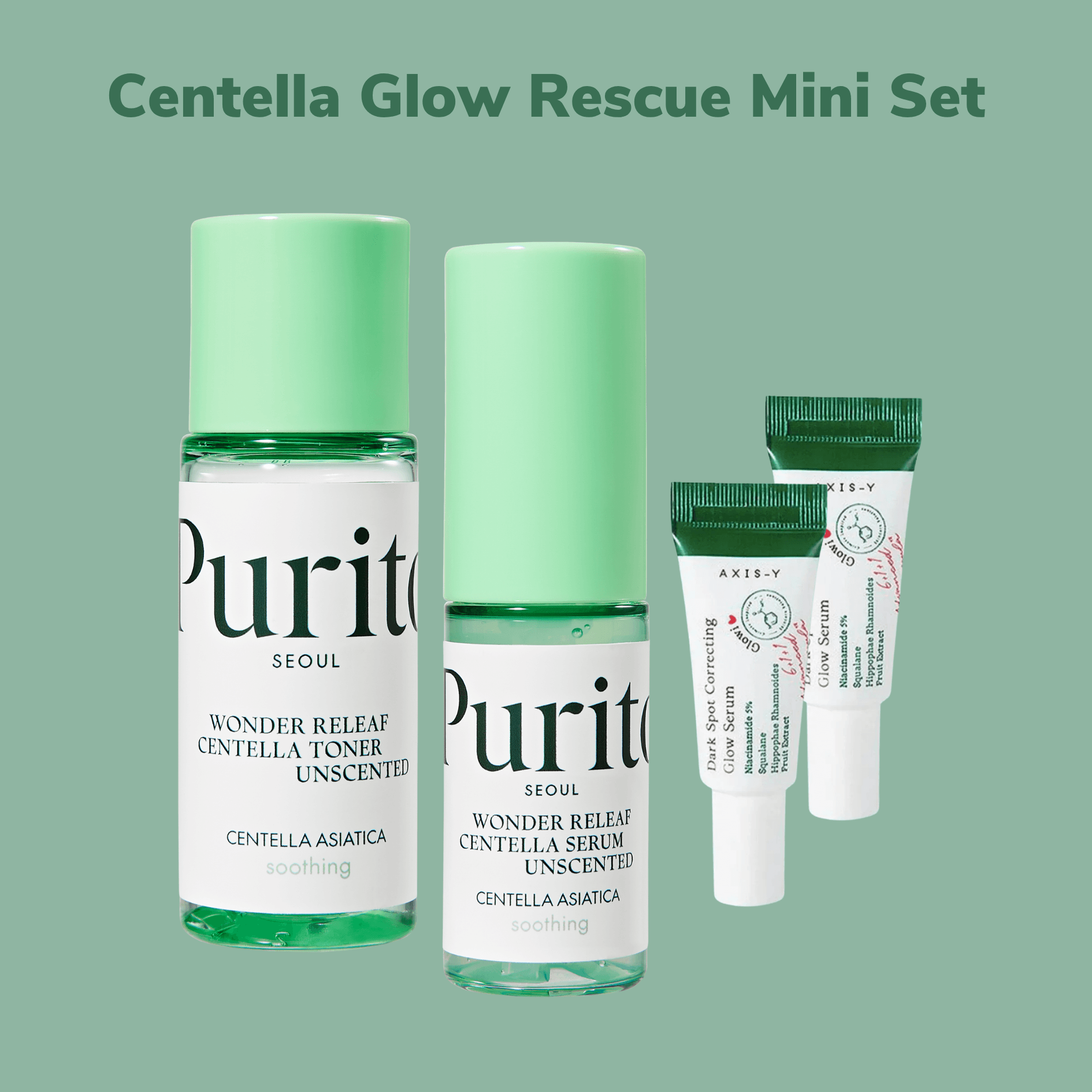 Centella Glow Rescue Mini Set